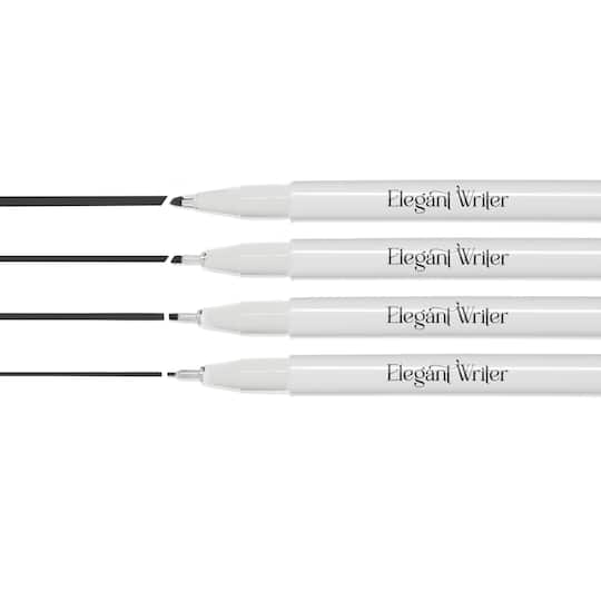 Speedball® Elegant Writer® 4-Piece Black Assorted Nibs Set